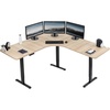 Light Wood Top / Black Frame