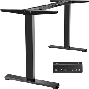 image:imageVIVO Heavy Duty Dual Motor Electric Sit Stand Desk Frame 220 lbs Capacity up to 77 x 43 Tops Memory Controller Height Adjustable Frame Only Black DESKE200BBlack