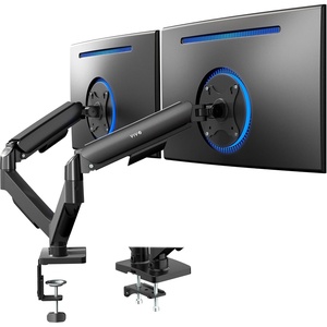 image:imageVIVO Single Monitor Stand Fully Adjustable Arm for 17 to 32 inch Screen Mechanical Articulating Desk Mount Gaming and Office Setups VESA 75x75 100x100 Max 198 lbs Classic Black STANDV001OBlack