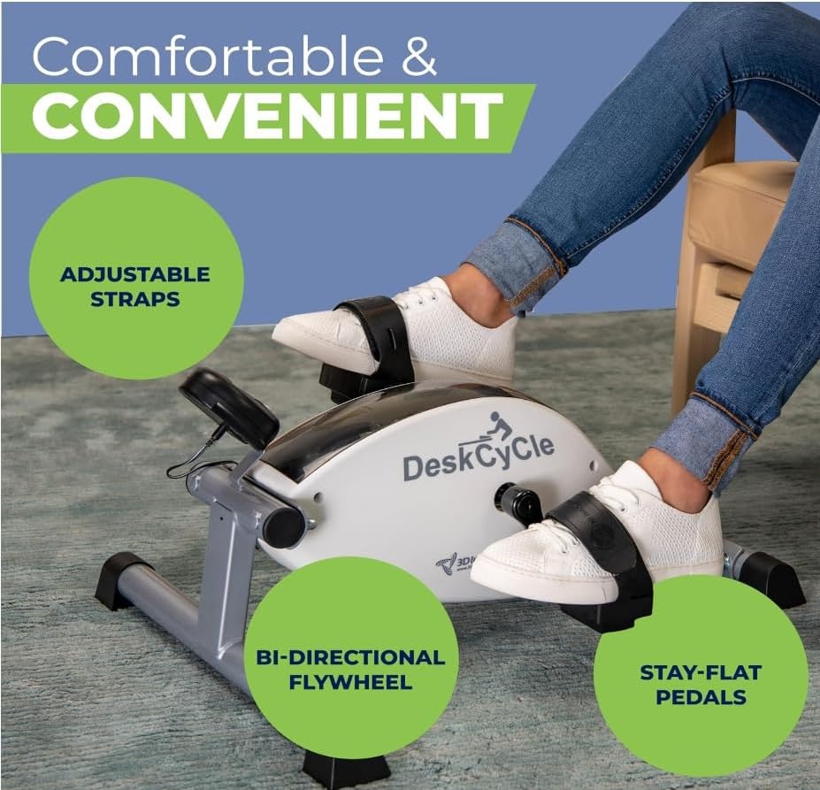 image:imageDeskCycle Under Desk Bike Pedal Exerciser Stationary Bikes for Home amp Office Standard and Adjustable Height VersionsStandard Height