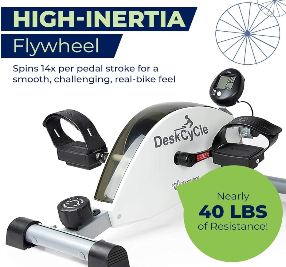 image:imageDeskCycle Under Desk Bike Pedal Exerciser Stationary Bikes for Home amp Office Standard and Adjustable Height VersionsStandard Height