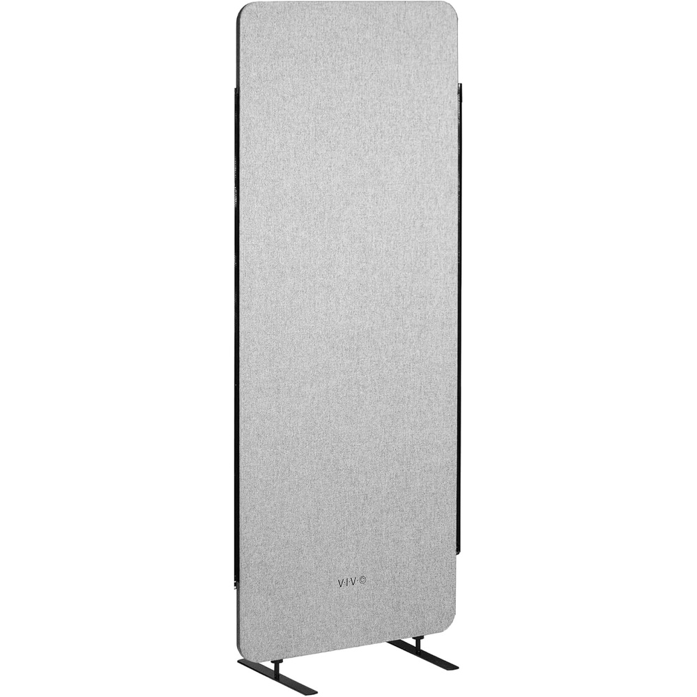 image:imageVIVO Freestanding 72 x 66 inch Privacy Panel Cubicle Divider Acoustic Wall Partition x3 24 inch Panels Beige PP3T072BEGray