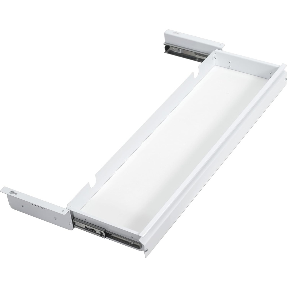 image:imageVIVO Large 33 inch Under Desk Slide Out Storage Drawer Organizer Black DESKDR33BWhite