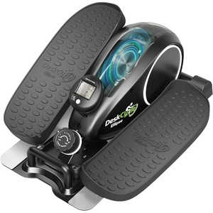 image:imageDeskCycle Under Desk Elliptical Machine up to 40 lbs Magnetic Resistance Foot Pedaler UltraSmooth amp Silent Seated Leg Exerciser Heavy Duty NonSliding Steel FrameBlack