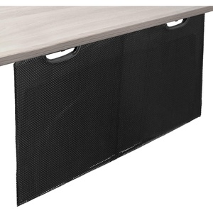 image:imageVIVO 60 inch Under Desk Privacy and Cable Management Organizer Sleeve Wire Hider Kit Panel System Black DESKSKIRT6030 Panel