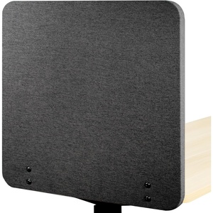 image:imageVIVO Clampon Privacy Panels 60 x 24 inch x1 24 x 24 inch x2 Sound Absorbing Cubicle Desk Dividers 3 Acoustic Partitions Gray PP3V108GDark Gray