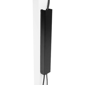 image:imageVIVO Steel Magnetic 14 inch Cable Management Channel for Under Desk Leg No Drill Cord Organizer for Home Office Black DESKAC011MBBlack