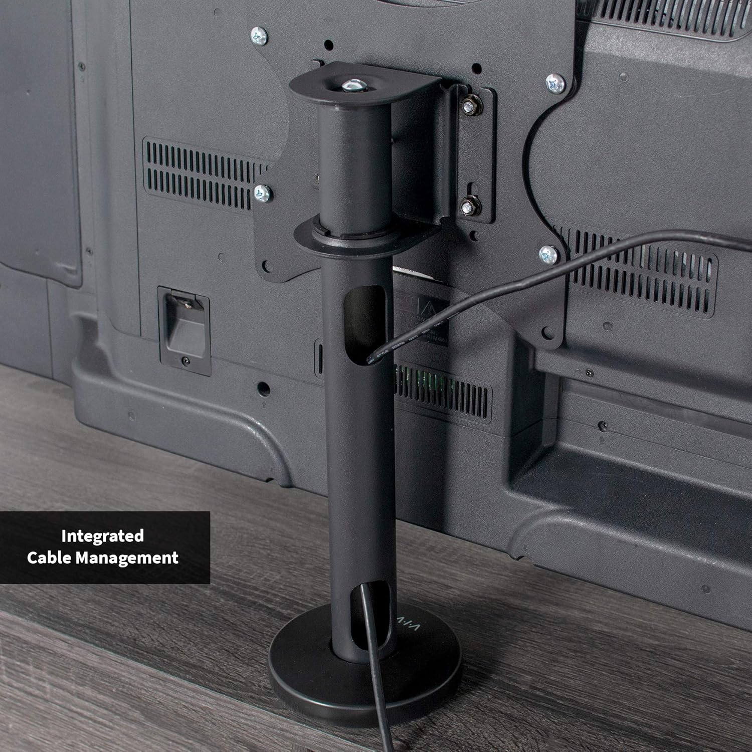 image:imageVIVO Swivel BoltDown TV Stand for 32 to 55 inch Screens Desktop VESA Mount Sturdy Tabletop TV Display STANDTV00M42343 screens
