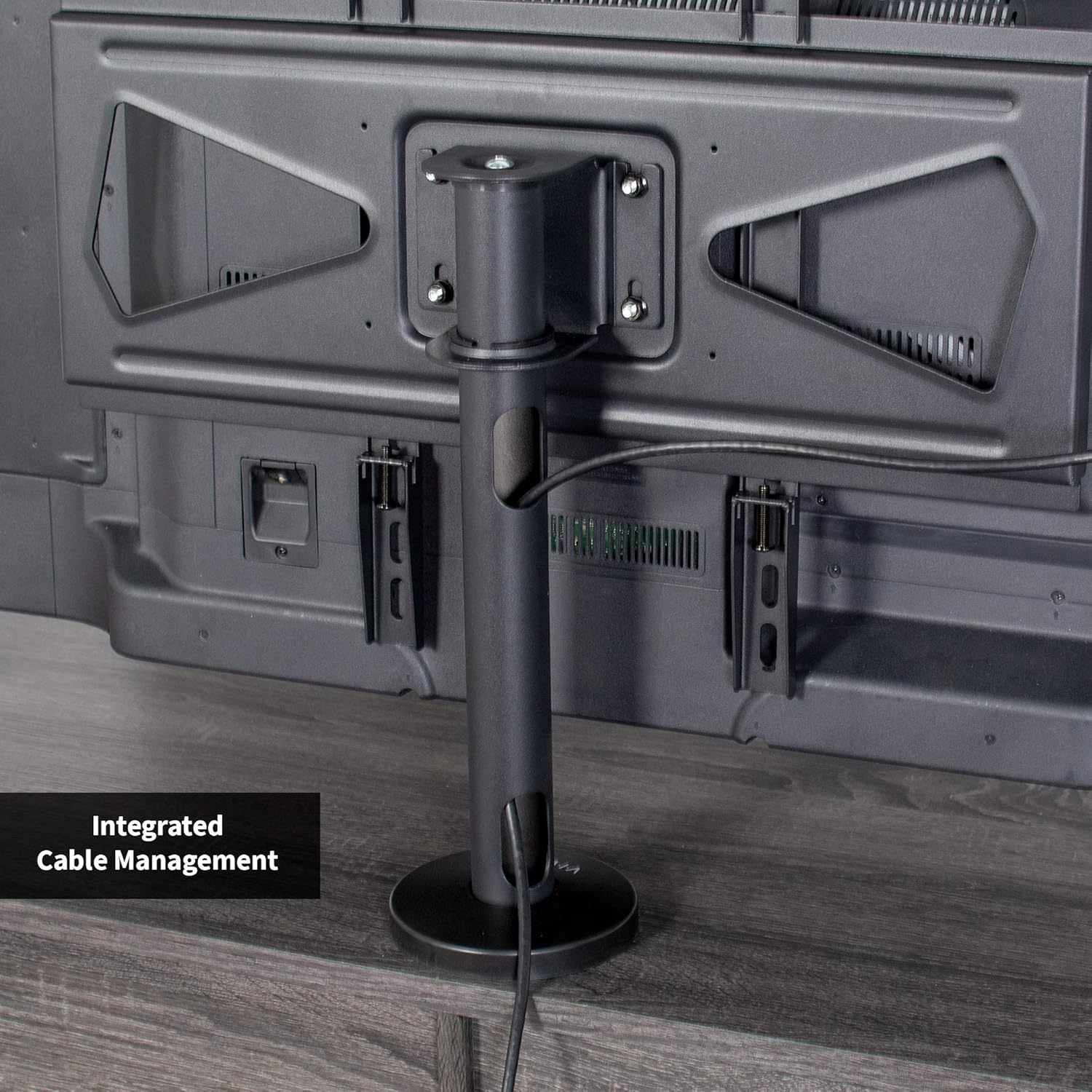 image:imageVIVO Swivel BoltDown TV Stand for 32 to 55 inch Screens Desktop VESA Mount Sturdy Tabletop TV Display STANDTV00M43255 screens