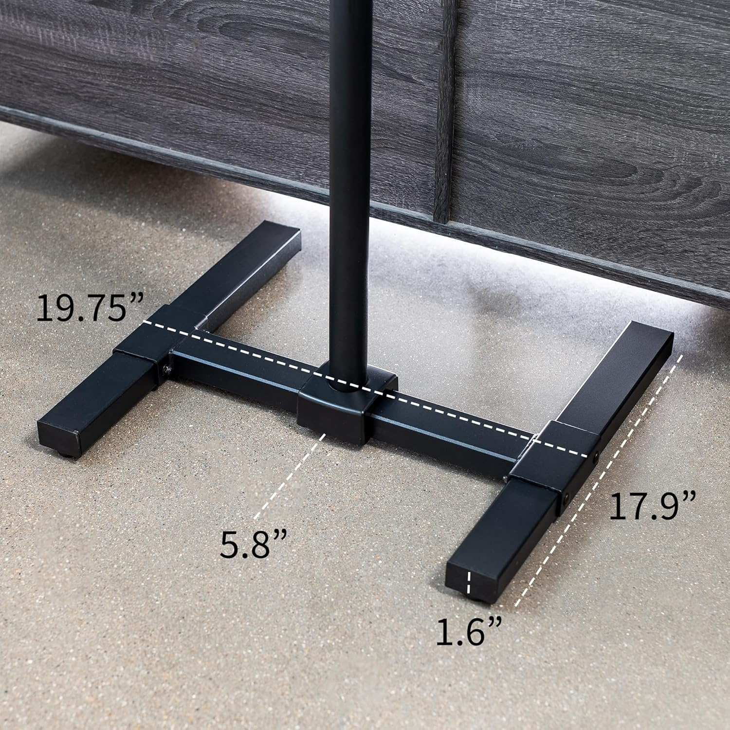 image:imageVIVO TV Floor Stand for 13 to 50 inch Screens up to 44 lbs LCD LED OLED 4K Smart Flat Curved Monitor Panels Max VESA 200x200 Extra Tall Pole for Treadmills and Ellipticals Black STANDTV1713 to 65 Screens