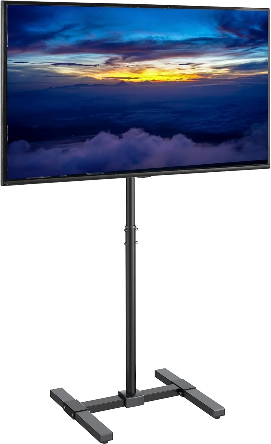 image:imageVIVO TV Floor Stand for 13 to 50 inch Screens up to 44 lbs LCD LED OLED 4K Smart Flat Curved Monitor Panels Max VESA 200x200 Extra Tall Pole for Treadmills and Ellipticals Black STANDTV1713 to 65 Screens