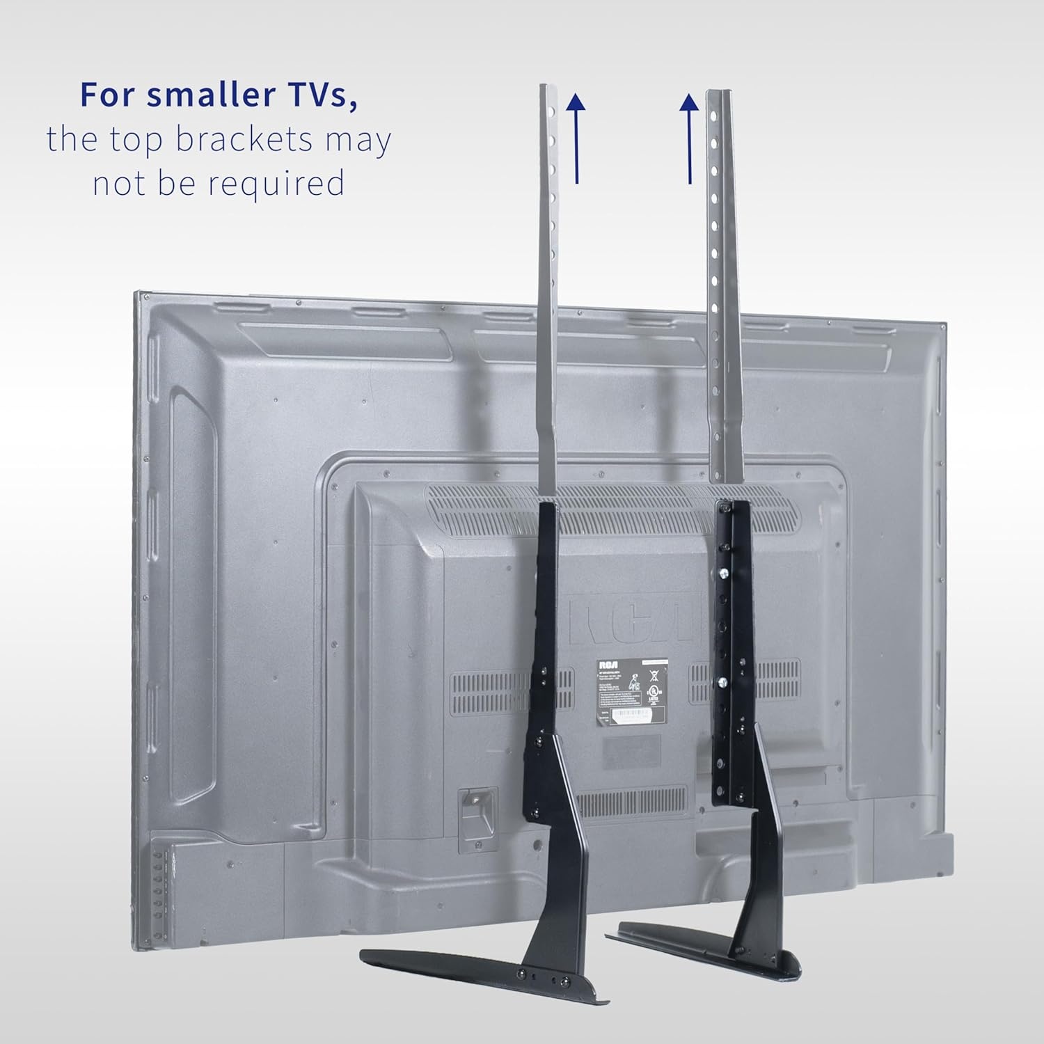image:imageVIVO Universal Tabletop TV Base Stand for 22 to 65 inch LCD Flat Screens Pedestal Replacement Legs VESA Mount with Hardware Included STANDTV00Y