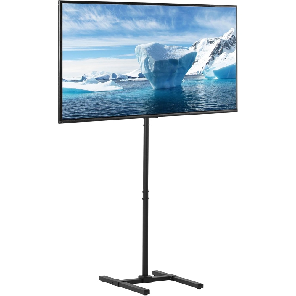 image:imageVIVO TV Floor Stand for 13 to 50 inch Screens up to 44 lbs LCD LED OLED 4K Smart Flat Curved Monitor Panels Max VESA 200x200 Extra Tall Pole for Treadmills and Ellipticals Black STANDTV1713 to 65 Screens