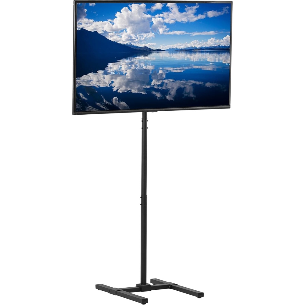 image:imageVIVO TV Floor Stand for 13 to 50 inch Screens up to 44 lbs LCD LED OLED 4K Smart Flat Curved Monitor Panels Max VESA 200x200 Extra Tall Pole for Treadmills and Ellipticals Black STANDTV1713 to 50 Screens