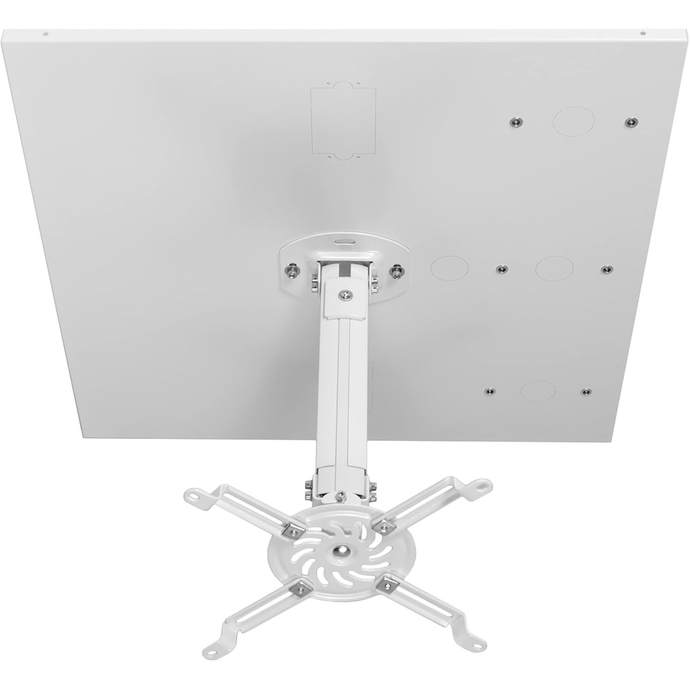 image:imageVIVO Universal Adjustable 2 x 2 feet Drop Ceiling Extending Projector Mount Suspended Dropin Ceiling Tile Projection Mounting Kit for Office Home or School White MOUNTVP08DP23 Drop