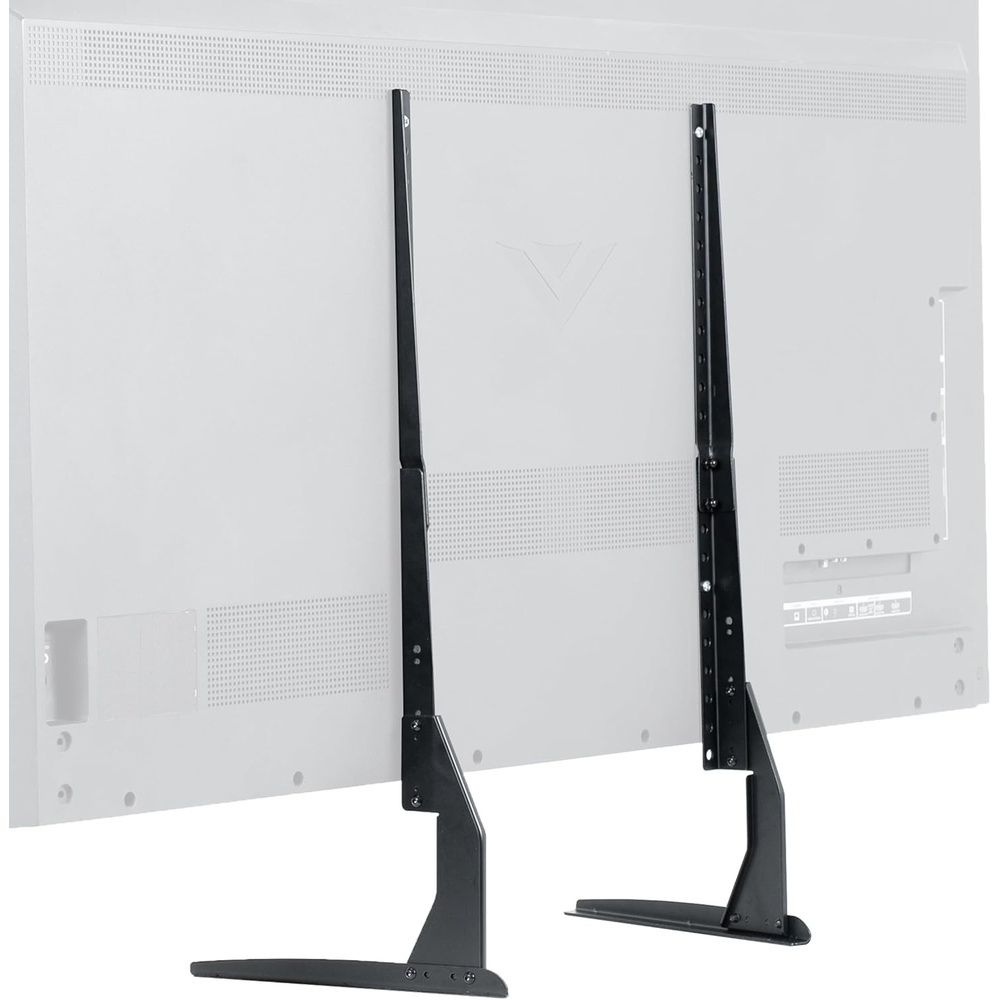 image:imageVIVO Universal Tabletop TV Base Stand for 22 to 65 inch LCD Flat Screens Pedestal Replacement Legs VESA Mount with Hardware Included STANDTV00Y