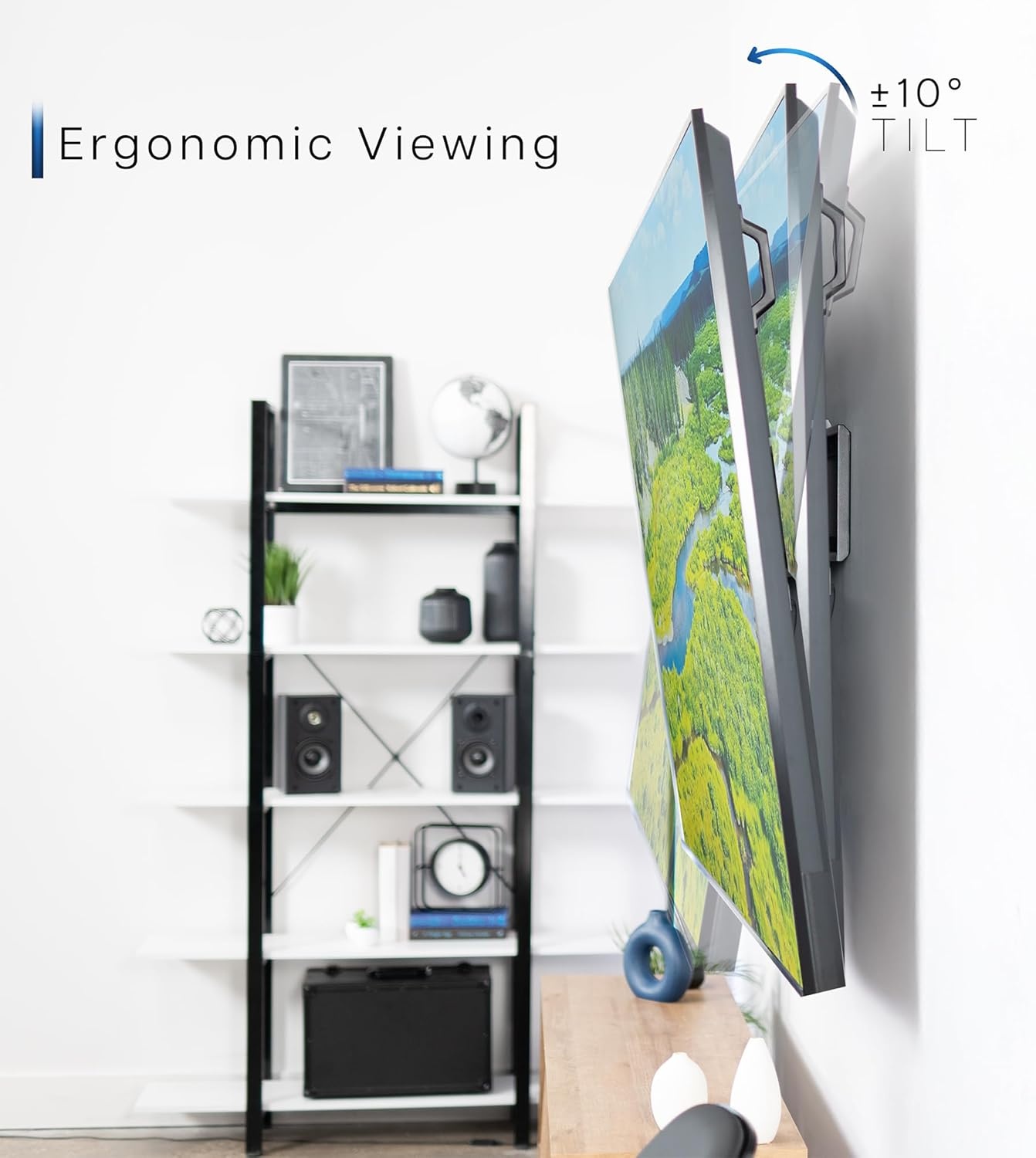 image:imageVIVO Ultra Heavy Duty TV Wall Mount for 43 to 90 inch Screens Large Fixed Mount Fits up to 800x400mm VESA Black MOUNTVW090F43 to 90 screens