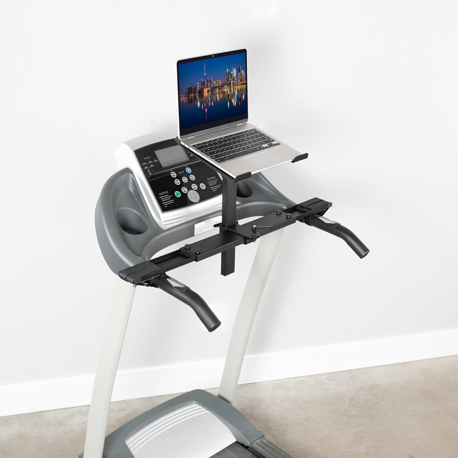 image:imageVIVO Universal Wooden Laptop Treadmill Desk Adjustable Ergonomic Notebook Mount Stand for Treadmills Includes Mouse Pad and Wrist Support StandTDML412 x 105