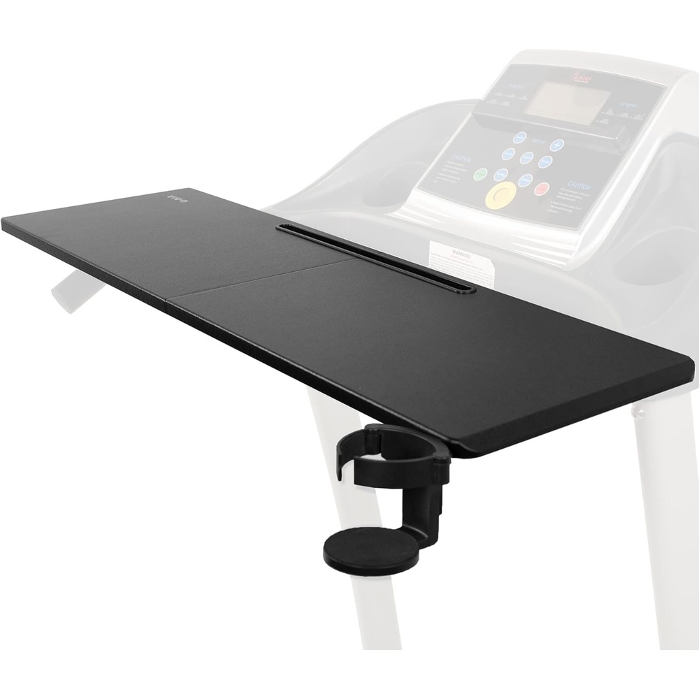 image:imageVIVO Universal Treadmill Desk Ergonomic Platform Designed for Notebooks Tablets Laptops and More Workstation for Treadmill Handlebars up to 31 inches Black STANDTDML2Deluxe