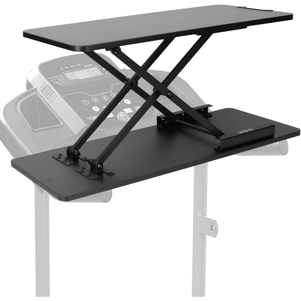 image:imageVIVO Universal Treadmill Desk Riser Height Adjustable Platform for Notebooks Tablets Laptops and More Workstation for Treadmill Handlebars up to 33 inches StandTDML3