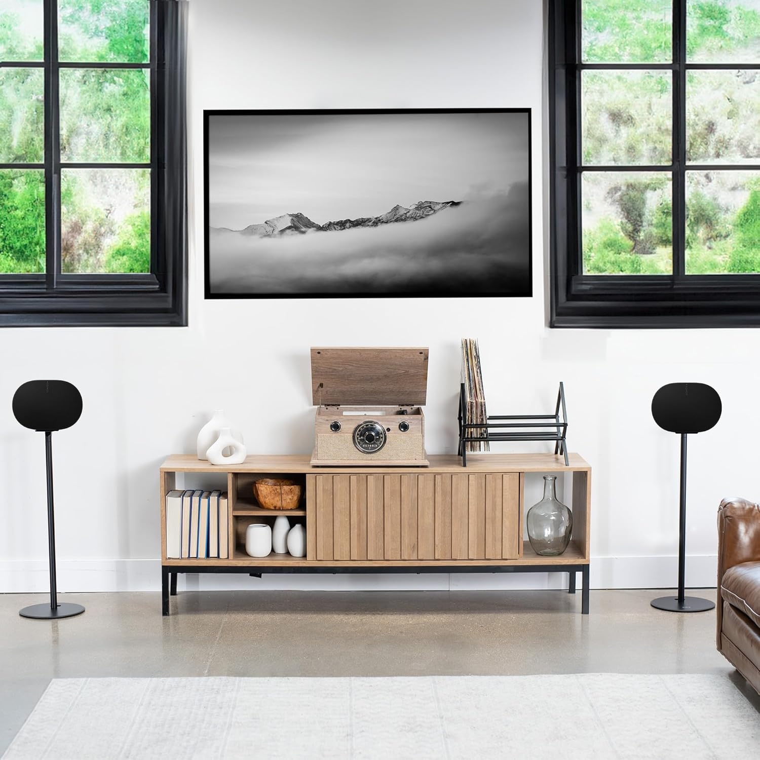 image:imageVIVO Speaker Stands Designed for Sonos Era 300 Speakers Simple and Secure Mounting 2 Pack Black STANDSP300