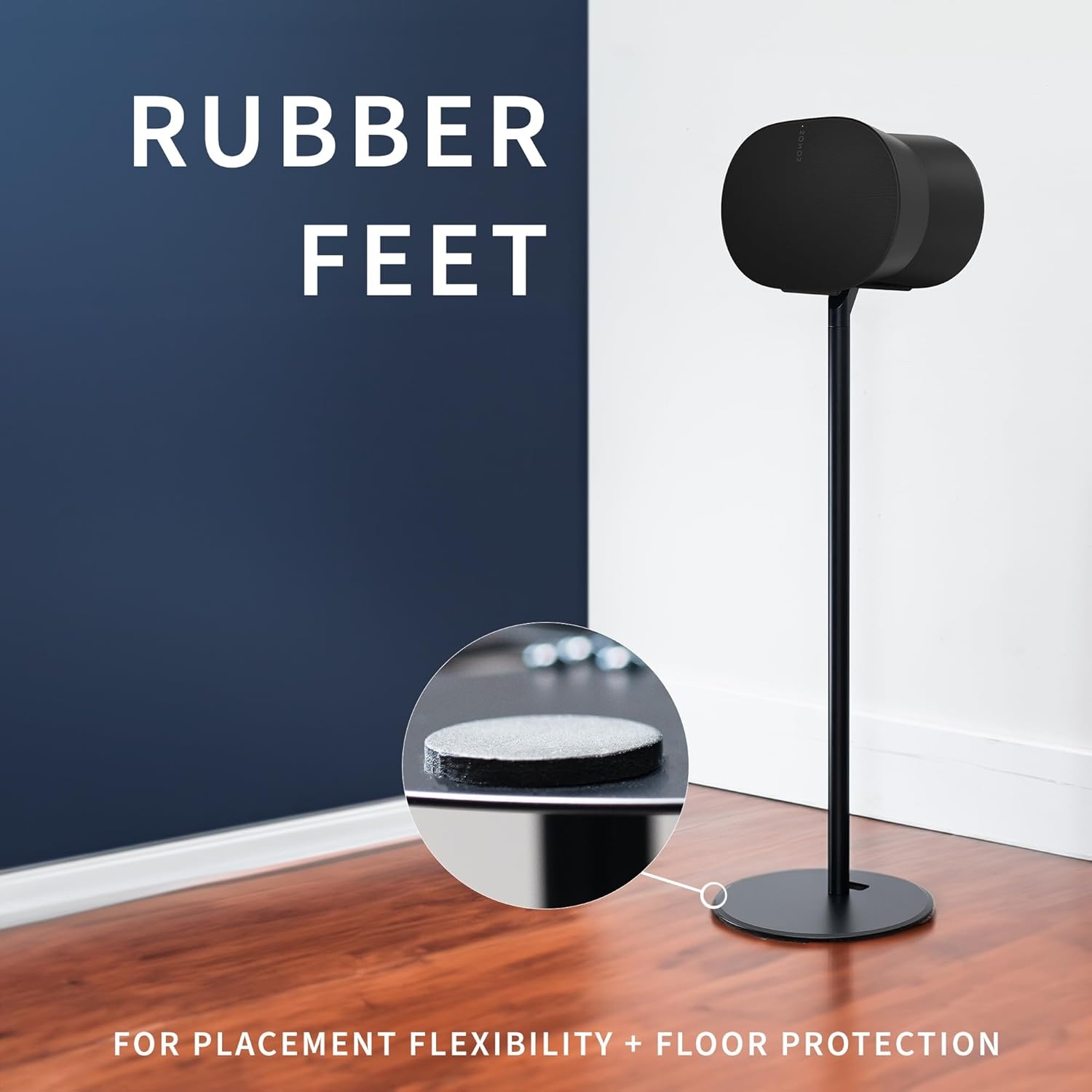image:imageVIVO Speaker Stands Designed for Sonos Era 300 Speakers Simple and Secure Mounting 2 Pack Black STANDSP300
