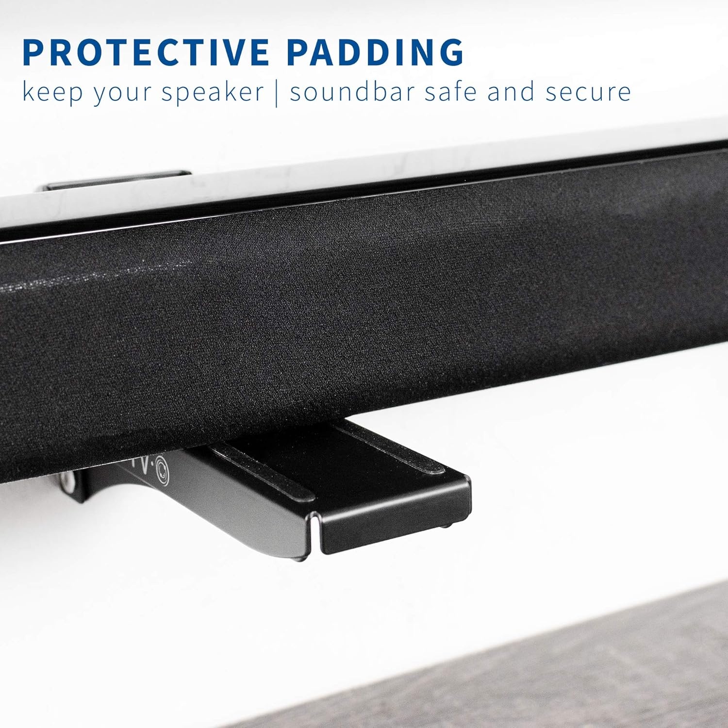 image:imageVIVO Steel Universal Dual Soundbar Wall Mount L Brackets Adjustable Extending Speaker Arm Holders Black MountSPSB4