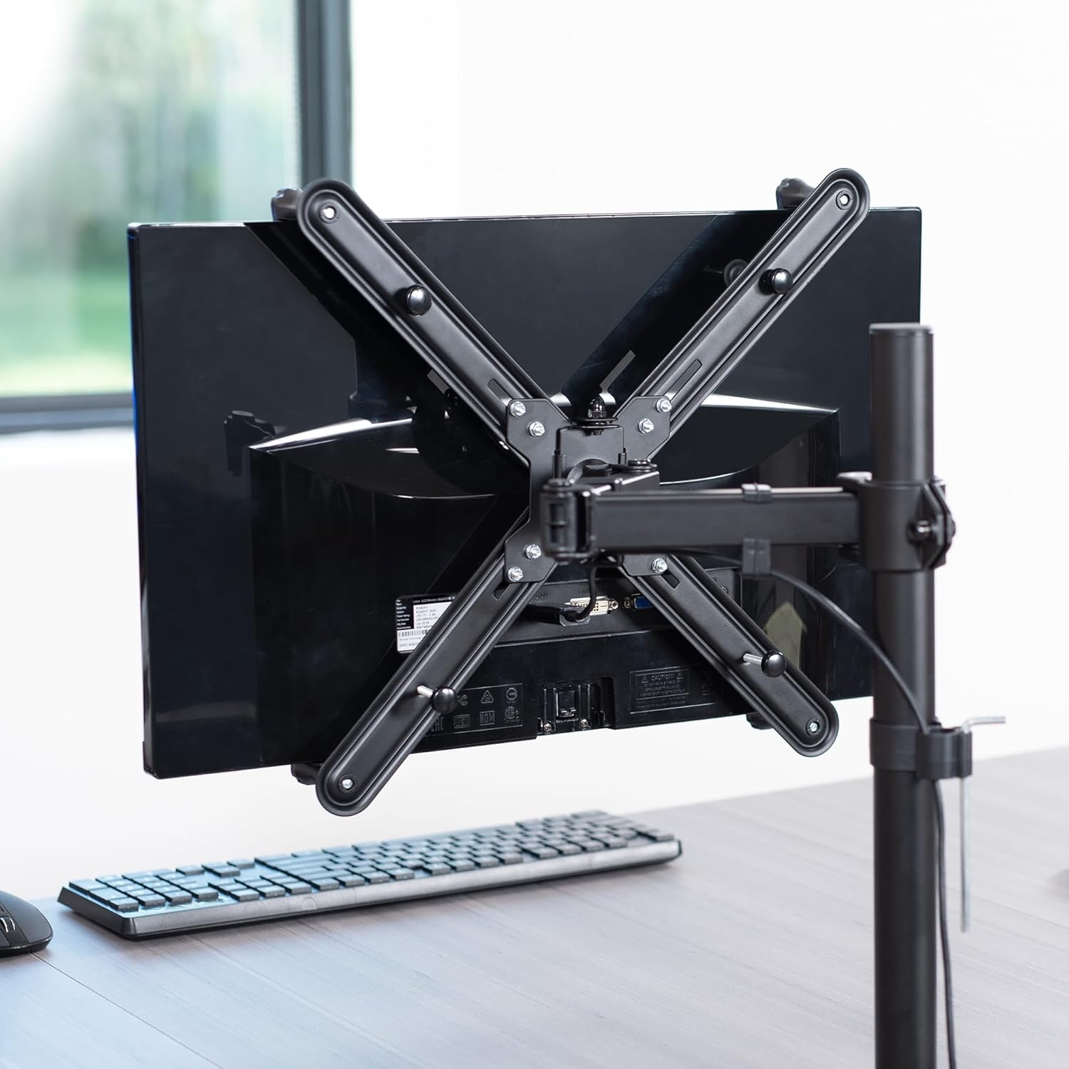 image:imageVIVO Adapter VESA Mount Kit for 20 to 30 inch LED LCD Monitor Screen 75mm and 100mm mounting Bracket StandVAD1