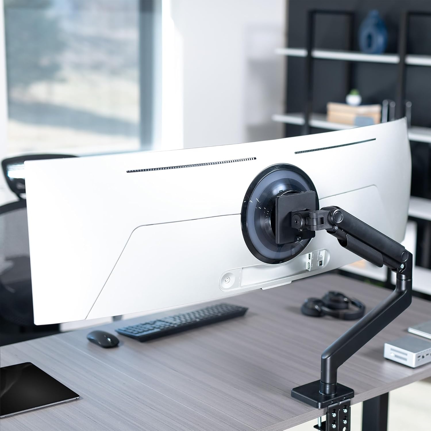 image:imageVIVO Deep Recessed VESA Adapter Plate Bracket Designed for Samsung Odyssey Neo G9 G95NA and Odyssey G9 Monitors VESA 100x100 MountSG9Stepped recesses