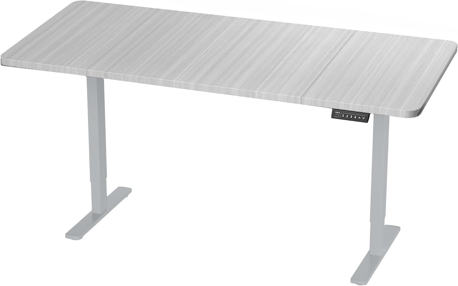 image:imageVIVO Electric 71 x 36 in Standing Desk Memory Height Adjustment 1B Series Holds 220 lbs Black Top Black Frame DESKKIT1B7B36Dark Gray Top Gray Frame