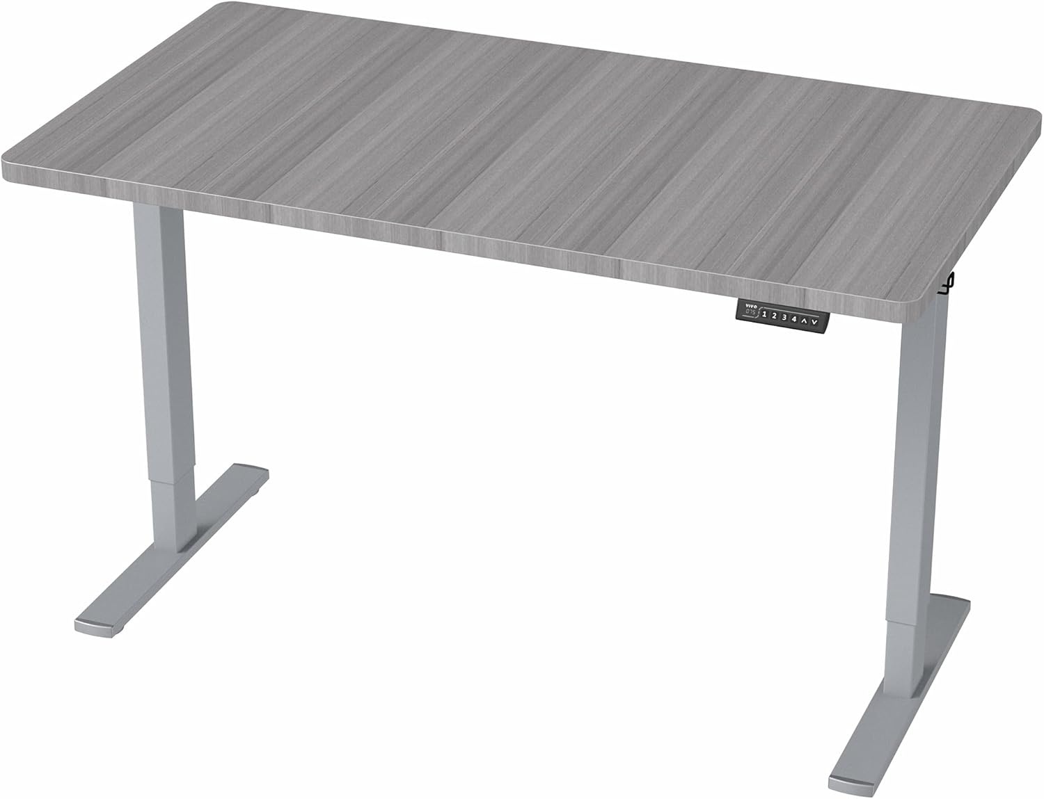 image:imageVIVO Electric 71 x 36 in Standing Desk Memory Height Adjustment 1B Series Holds 220 lbs Black Top Black Frame DESKKIT1B7B36Dark Gray Top Gray Frame