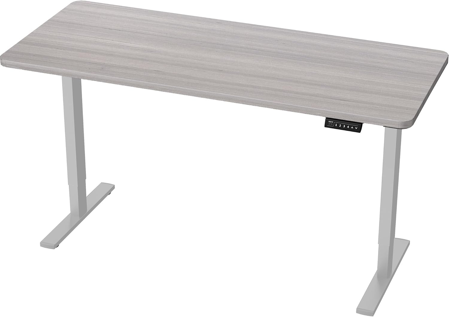 image:imageVIVO Electric 71 x 36 in Standing Desk Memory Height Adjustment 1B Series Holds 220 lbs Black Top Black Frame DESKKIT1B7B36Dark Gray Top Gray Frame