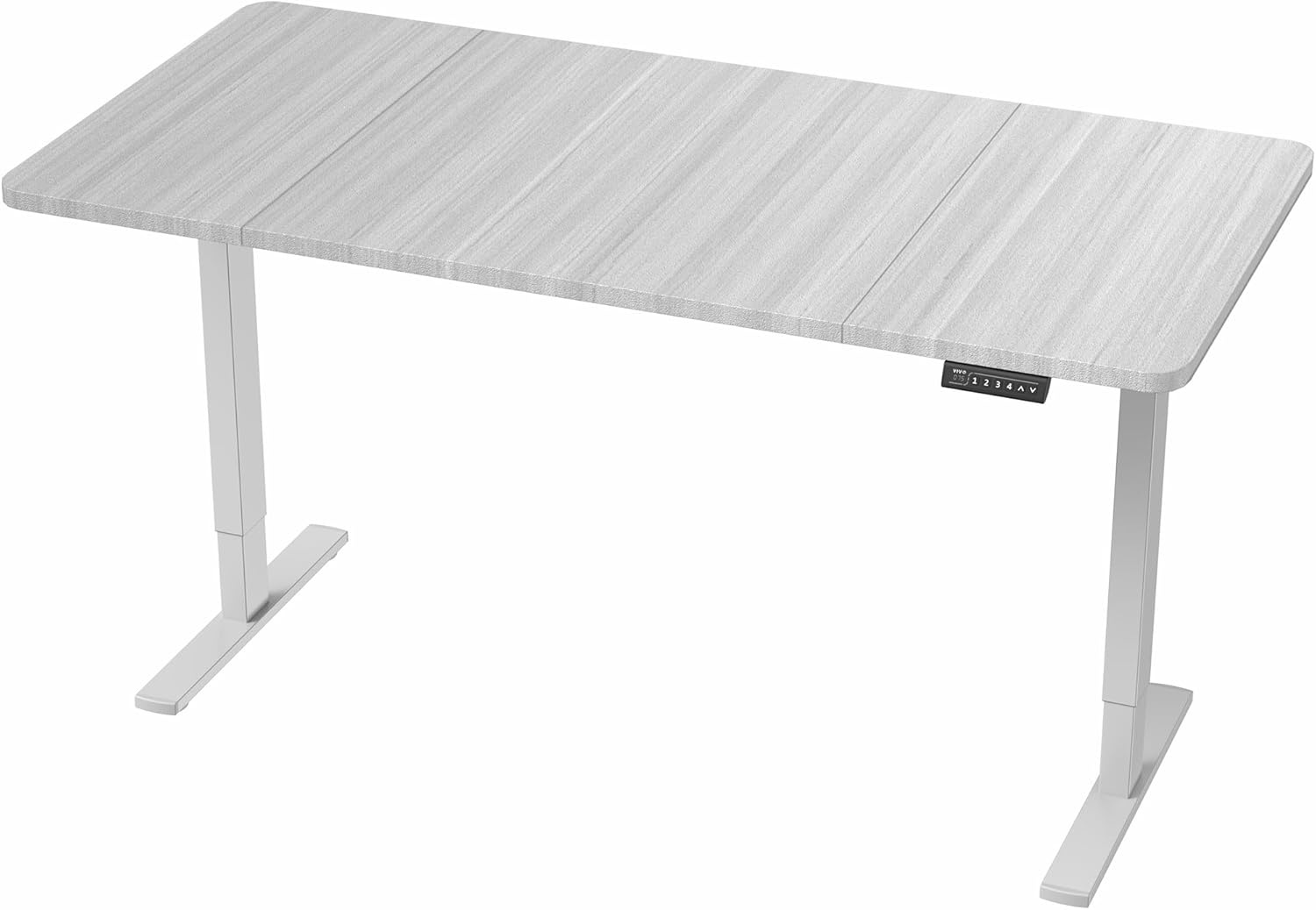 image:imageVIVO Electric 71 x 36 in Standing Desk Memory Height Adjustment 1B Series Holds 220 lbs Black Top Black Frame DESKKIT1B7B36Dark Gray Top Gray Frame