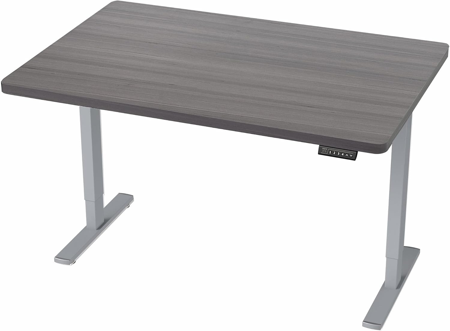 image:imageVIVO Electric 71 x 36 in Standing Desk Memory Height Adjustment 1B Series Holds 220 lbs Black Top Black Frame DESKKIT1B7B36Dark Gray Top Gray Frame