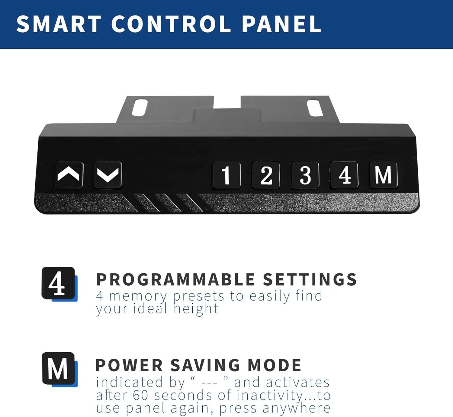 image:imageVIVO Electric Height Adjustable 83 x 60 inch Corner Stand Up Desk 2 Dark Gray Solid Table Tops Black Frame Memory Controller LShaped Workstation 3E Series DESKKIT3E8GReclaimed Wood Top Black Frame