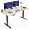 Light Wood Top / Black Frame
