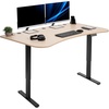 Light Wood Top / Black Frame
