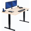 Light Wood Top / Black Frame