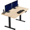Light Wood Top / Black Frame