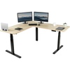 Light Wood Top / Black Frame