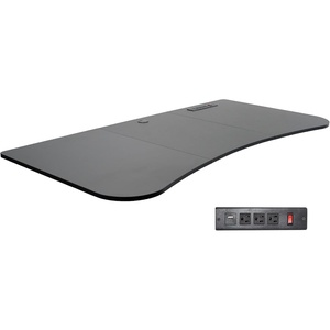 image:imageVIVO 63 x 32 inch Universal Table Top for Standard and Sit to Stand Height Adjustable Home and Office Desk Frames Black Desktop DESKTOP1BBlack Ac