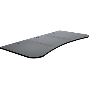 image:imageVIVO 63 x 32 inch Universal Table Top for Standard and Sit to Stand Height Adjustable Home and Office Desk Frames Black Desktop DESKTOP1BBlack Carbon Fiber
