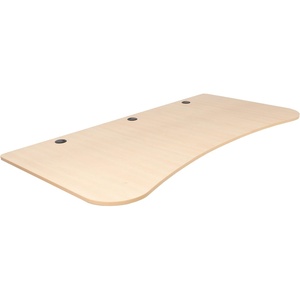 image:imageVIVO 63 x 32 inch Universal Table Top for Standard and Sit to Stand Height Adjustable Home and Office Desk Frames Black Desktop DESKTOP1BLight Wood