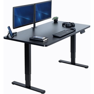 image:imageVIVO Electric 71 x 36 in Dual Motor Sit Stand Desk Memory Height Adjustment 2B Series Black Top Black Frame DESKKIT2B7B36Black Top  Black Frame