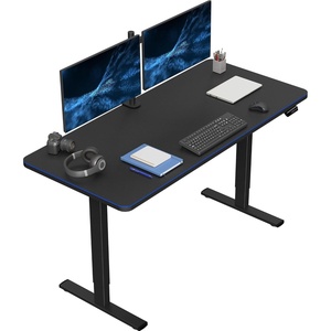 image:imageVIVO Electric 71 x 36 in Standing Desk Memory Height Adjustment 1B Series Holds 220 lbs Black Top Black Frame DESKKIT1B7B36Black Rgb Pad Top  Black Frame