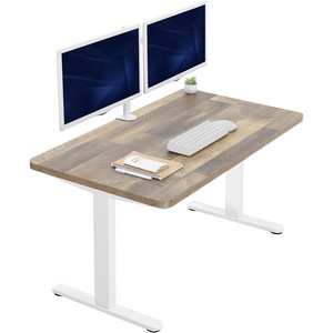 image:imageVIVO Electric 71 x 36 in Standing Desk Memory Height Adjustment 1B Series Holds 220 lbs Black Top Black Frame DESKKIT1B7B36Reclaimed Wood Top  White Frame