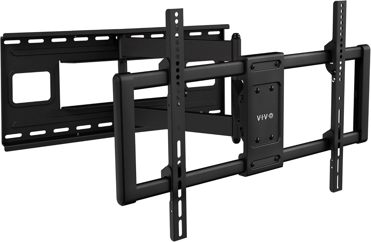 image:imageVIVO 60 to 120 inch Large Screen Heavy Duty TV Wall Mount for LCD LED Flat and Curved Screens Articulating Swivel Mount Max VESA 900x600mm Black MOUNTVW120M4385 screens