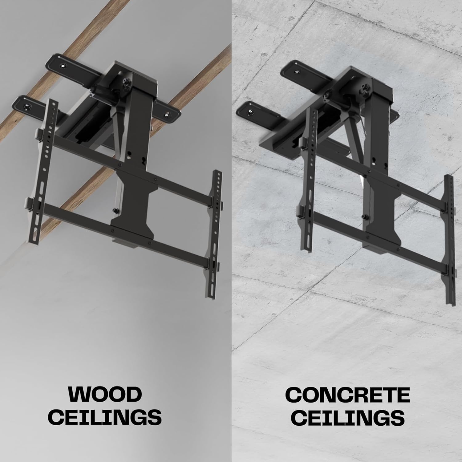 image:imageVIVO Electric Ceiling TV Mount for 23 to 55 inch Screens Flip Down Motorized Pitched Roof VESA Mount MOUNTEFD55Black