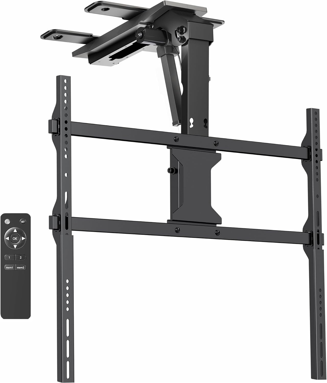 image:imageVIVO Electric Ceiling TV Mount for 23 to 55 inch Screens Flip Down Motorized Pitched Roof VESA Mount MOUNTEFD55Black