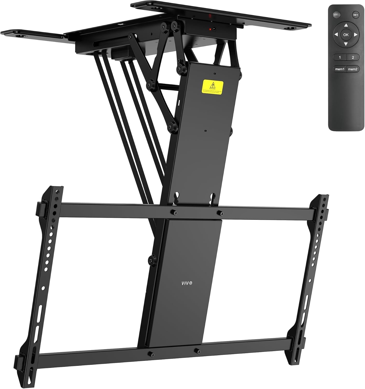 image:imageVIVO Electric Ceiling TV Mount for 32 to 70 inch Screens Large Flip Down Motorized Pitched Roof VESA Mount Master Pack Black MOUNTEFD70Black